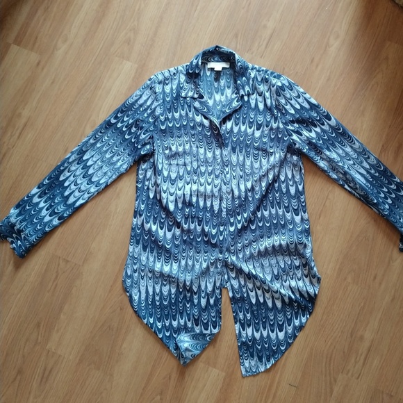 MICHAEL KORS TIE FRONT SHIRT - Picture 2 of 5